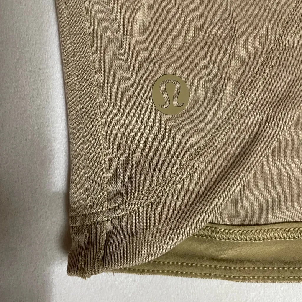 Lululemon NWT Drapey Softstreme Column Midi Skirt Filbert Tan Size XS - Image 11