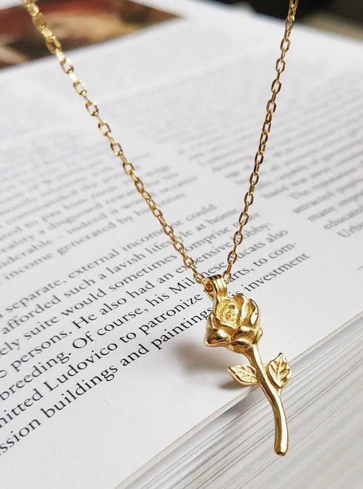 Sterling Silver Rose Pendant/ Great Gift - Image 6