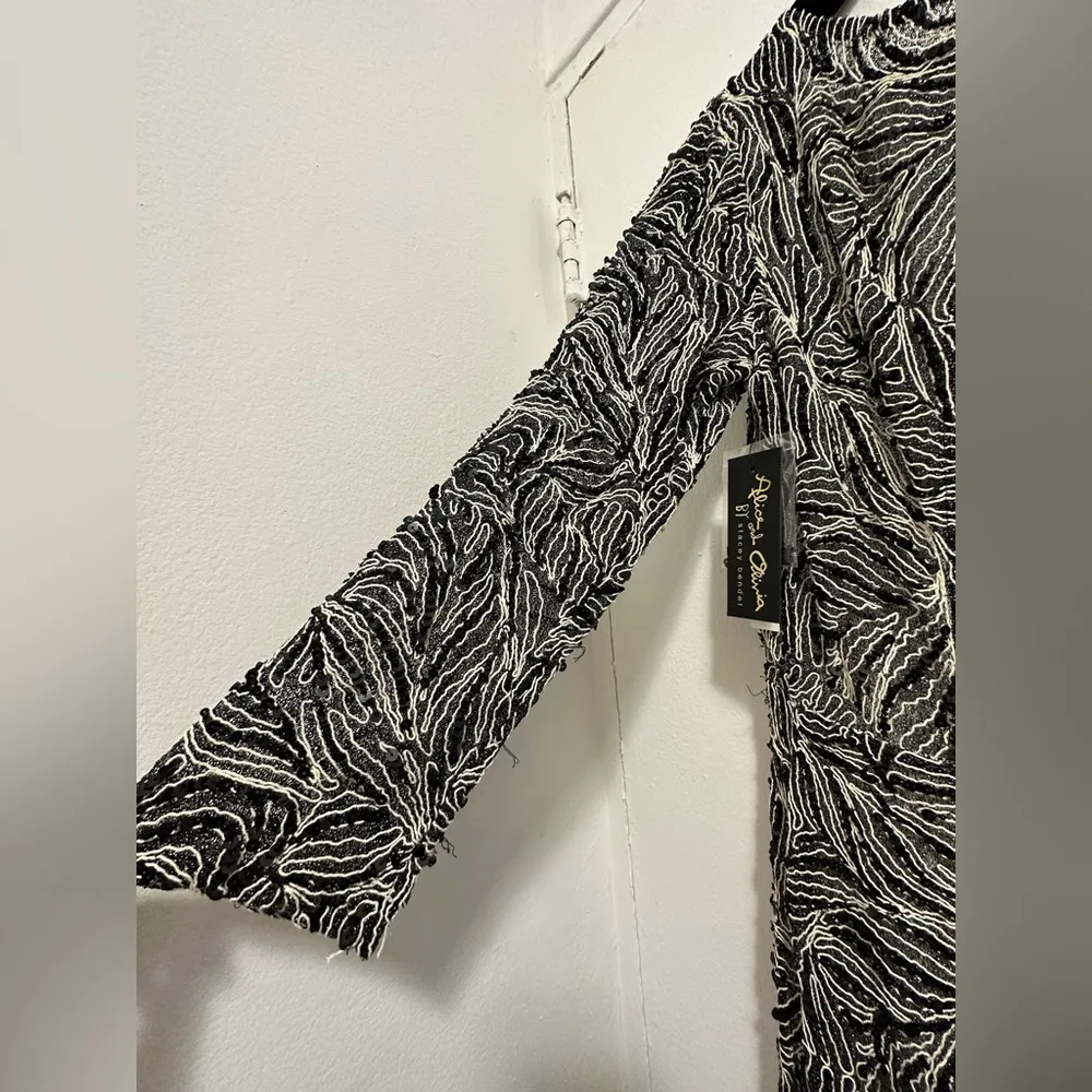 NWT Alice + Olivia Jae Embellished Open-Back Gown 8 - Image 12