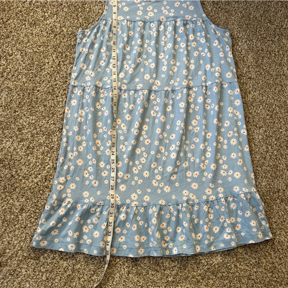 Koolaburra by UGG Cotton Rayon Tiered Cottage Lounge Dress Floral Casual Comfy - Image 8