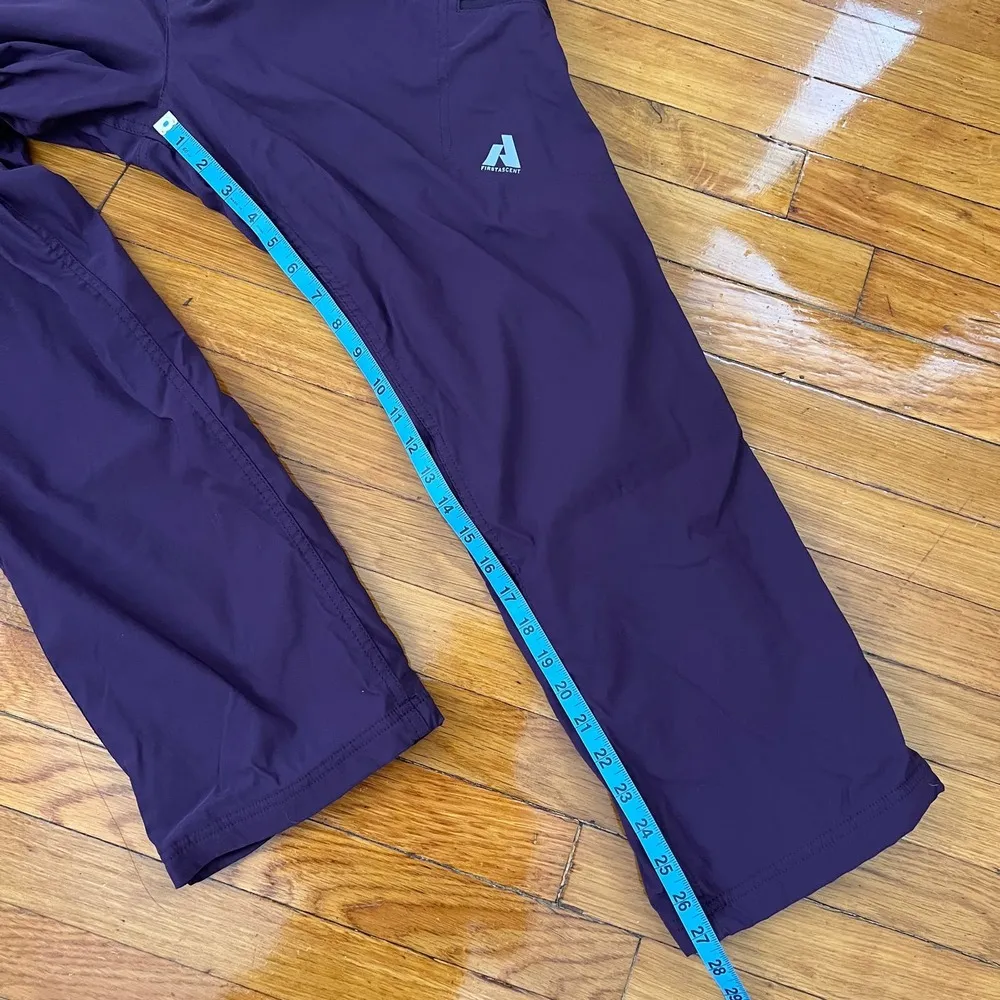 Eddie Bauer Women's Fleece Lined Purple Pants Size 14 - Image 12