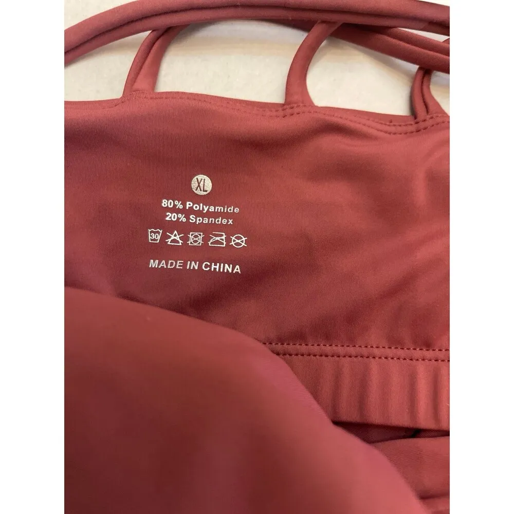 THE GYM PEOPLE Cross Back Sports Bra Size XL New With Tag - Image 8