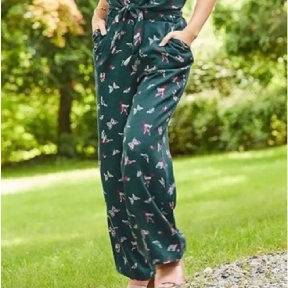 Matilda Jane Jumpsuit Evergreen Dream Ruffle Sleeve Size Small - Image 3