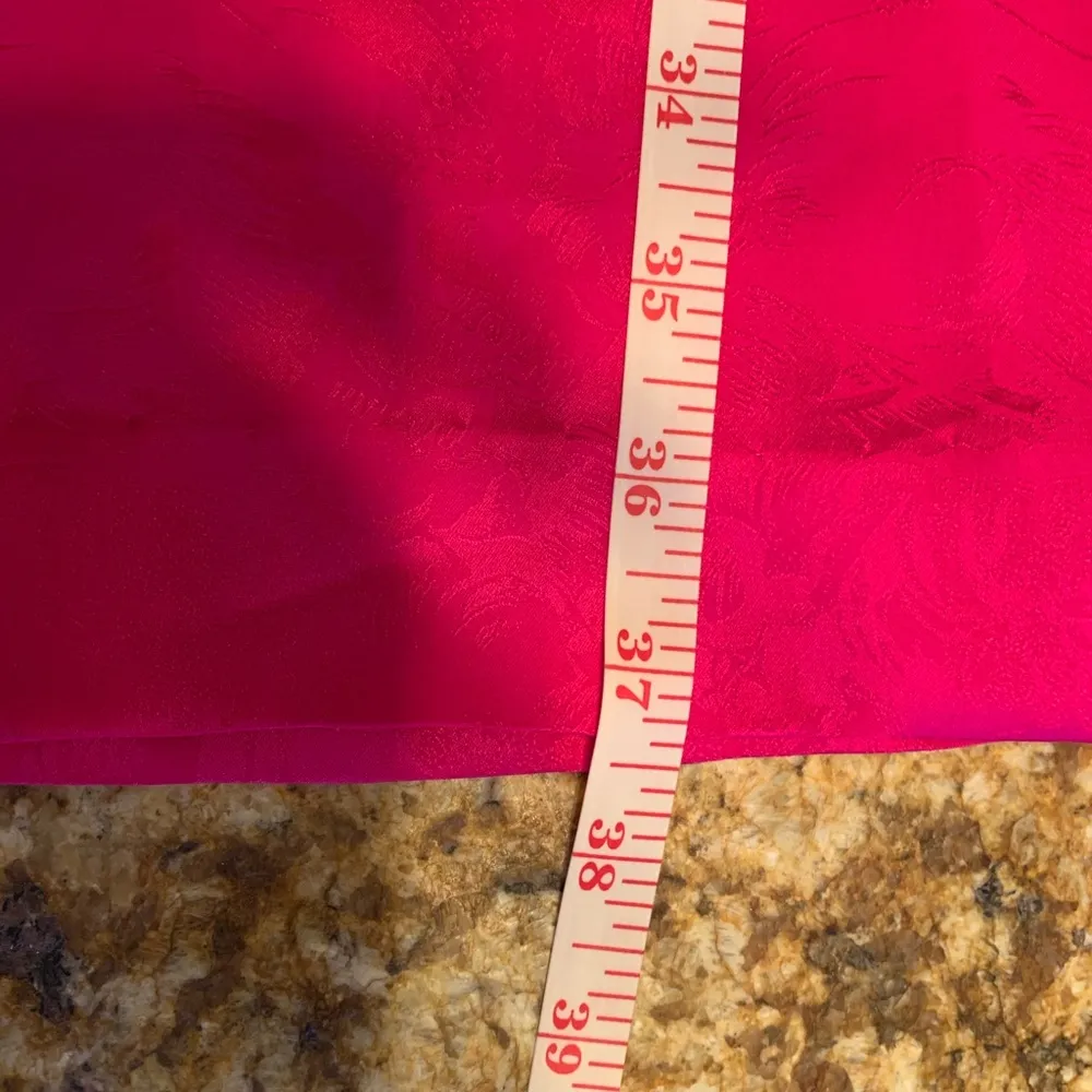 Vtg Argenti Dress Size 4 Pure Silk Pink Shoulder Pad Pleated 80’s 90’s Peplum - Image 10