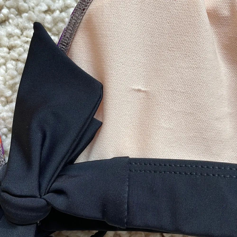 Kenneth Cole Reaction colorful bikini top White Size M - Image 4