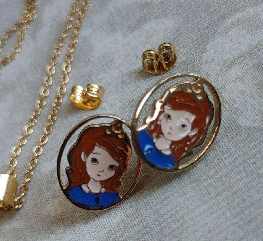 Disney  Sofia the First Necklace Earrings Set - Image 3