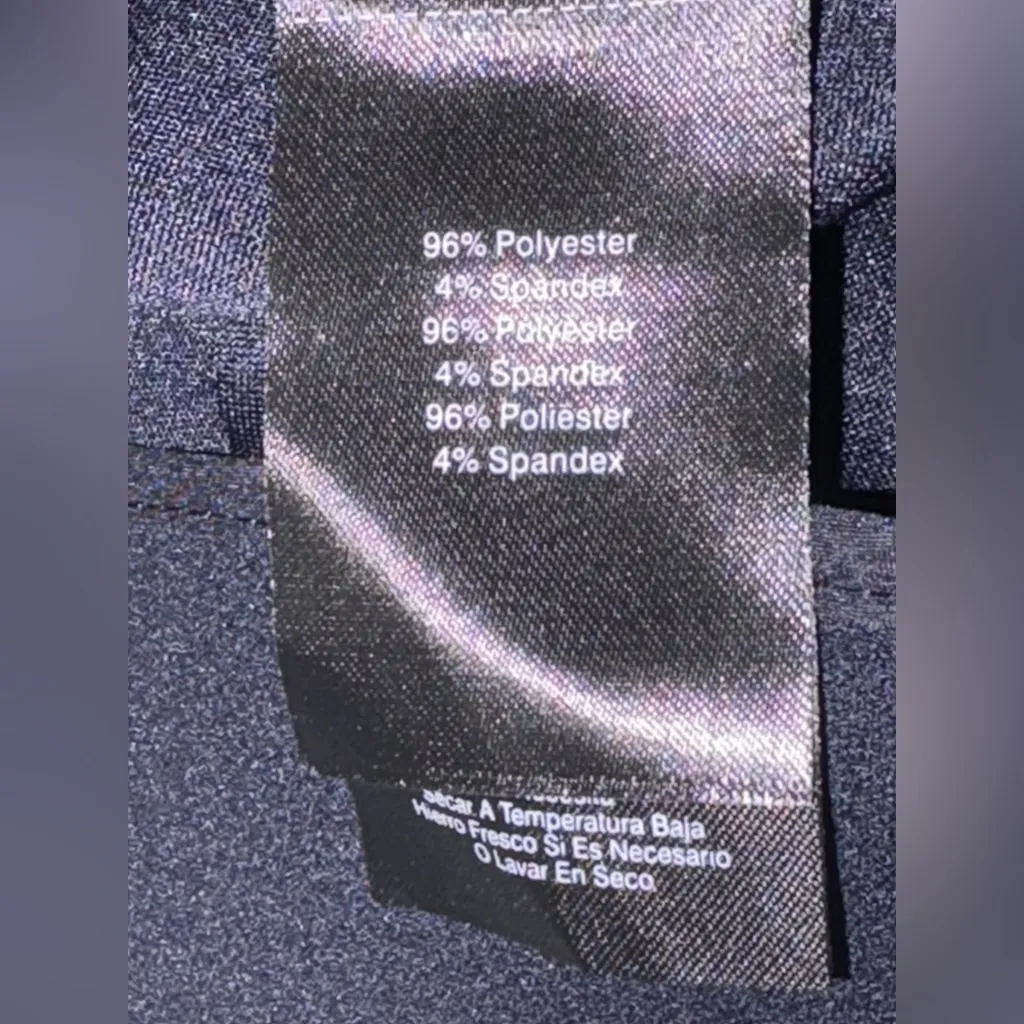 Halston Marine Blue Flat Front Draped Trouser Pants NWT - Image 10