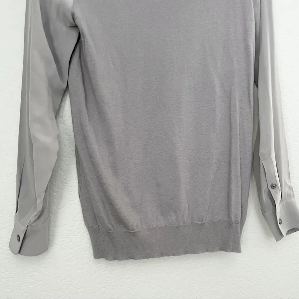 JOIE Kelsea Silk Long Sleeve Top Sweater Small - Image 9