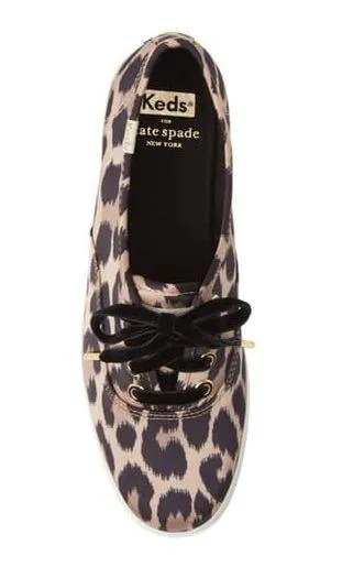 / x kate spade new york champion leopard satin sneaker - Image 4