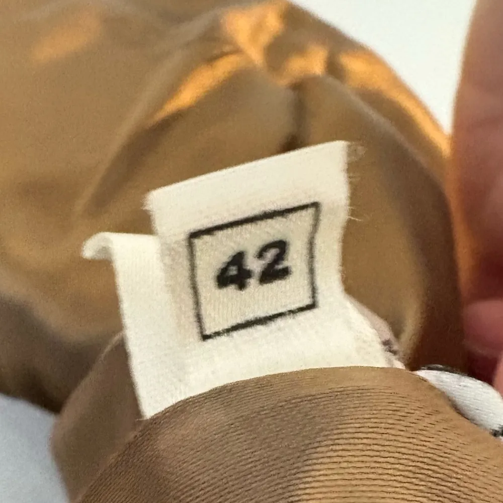 Escada Brown Multicolor Wool Blazer Size 42 - Image 10