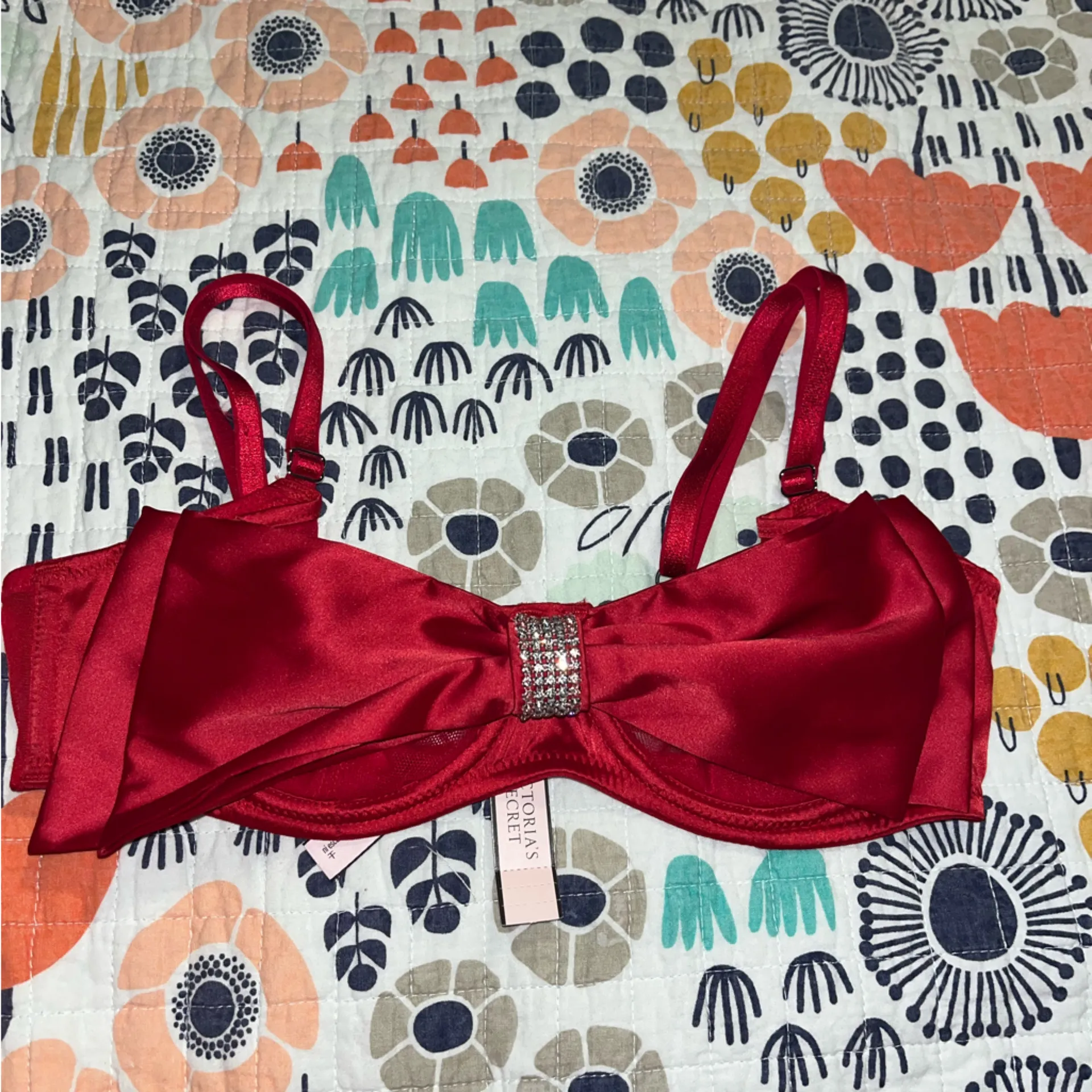 NWT‎ Victoria’s Secret Dream Angels Wicked Unlined Bow Balconette Bra 34B - Image 6