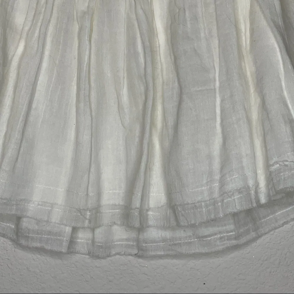 Free People Off Shoulder Crop Top White - Image 5