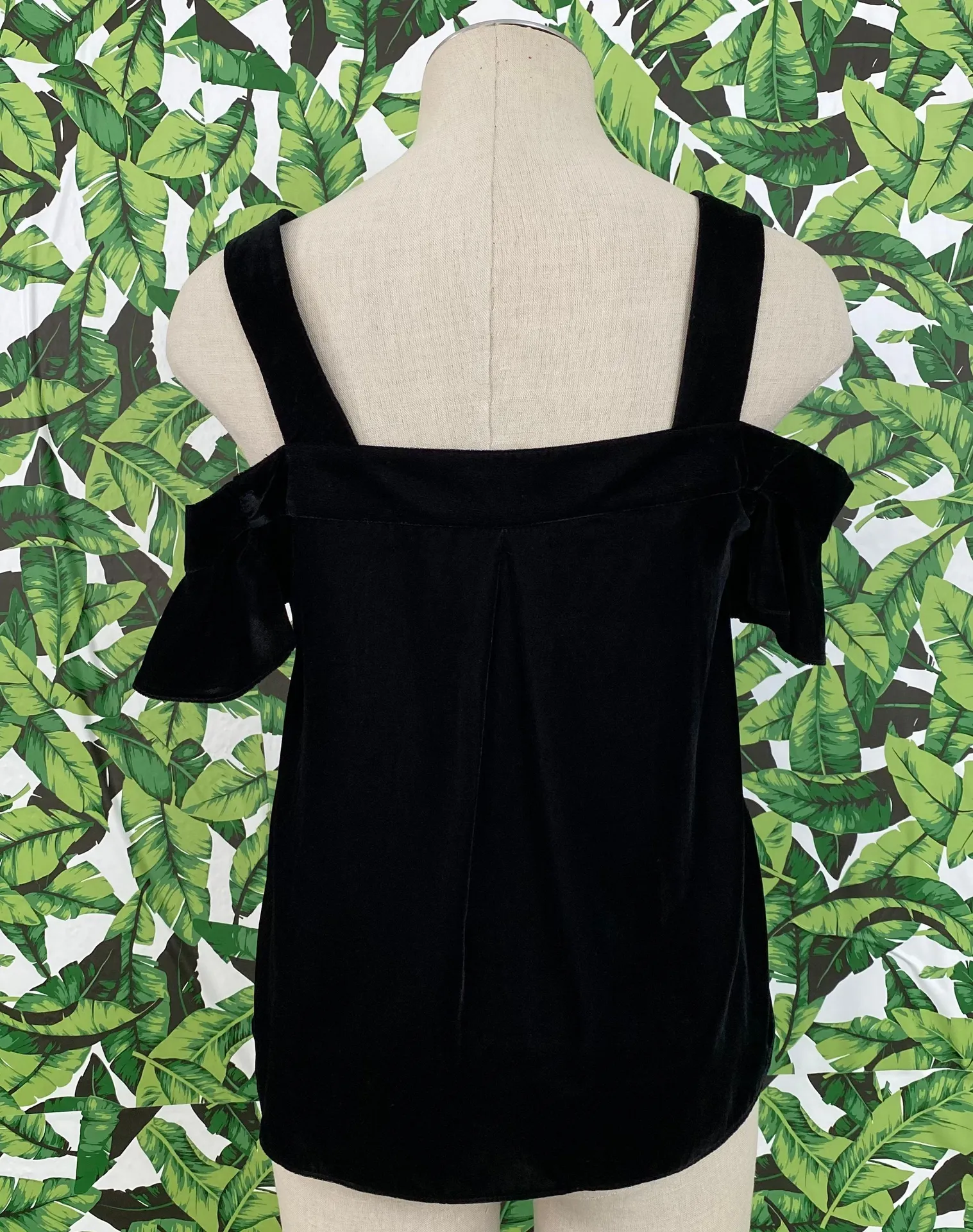 Velvet Off The Shoulder Tank - Image 3