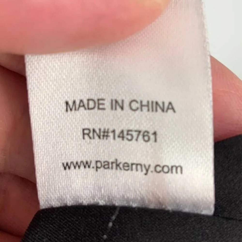 Parker | XS | Athens Black Velvet Burnout Animal Print Mini Dress | Retail $97 - Image 8