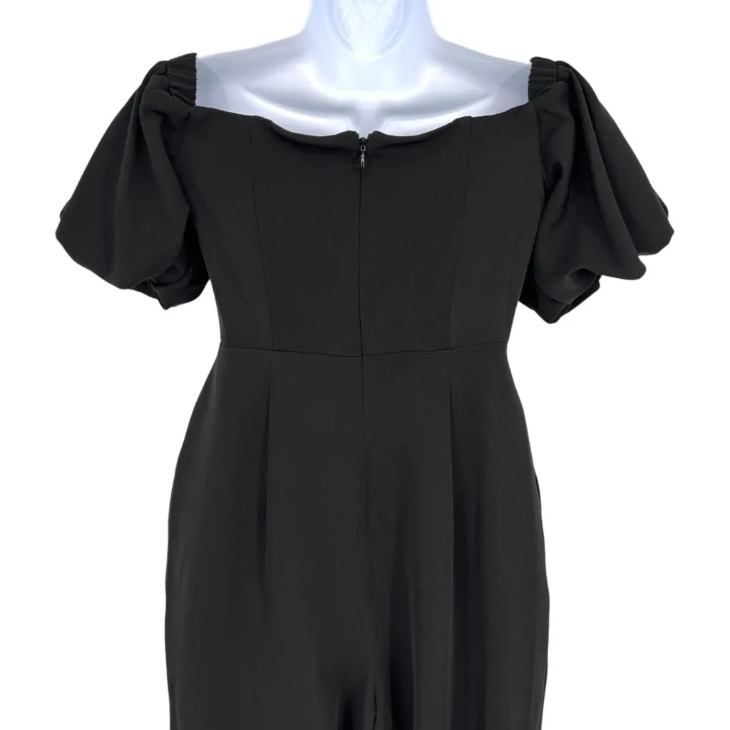 Sam Edelman Womens Black Puff Sleeve Jumpsuit Size 0 NWT - Image 6