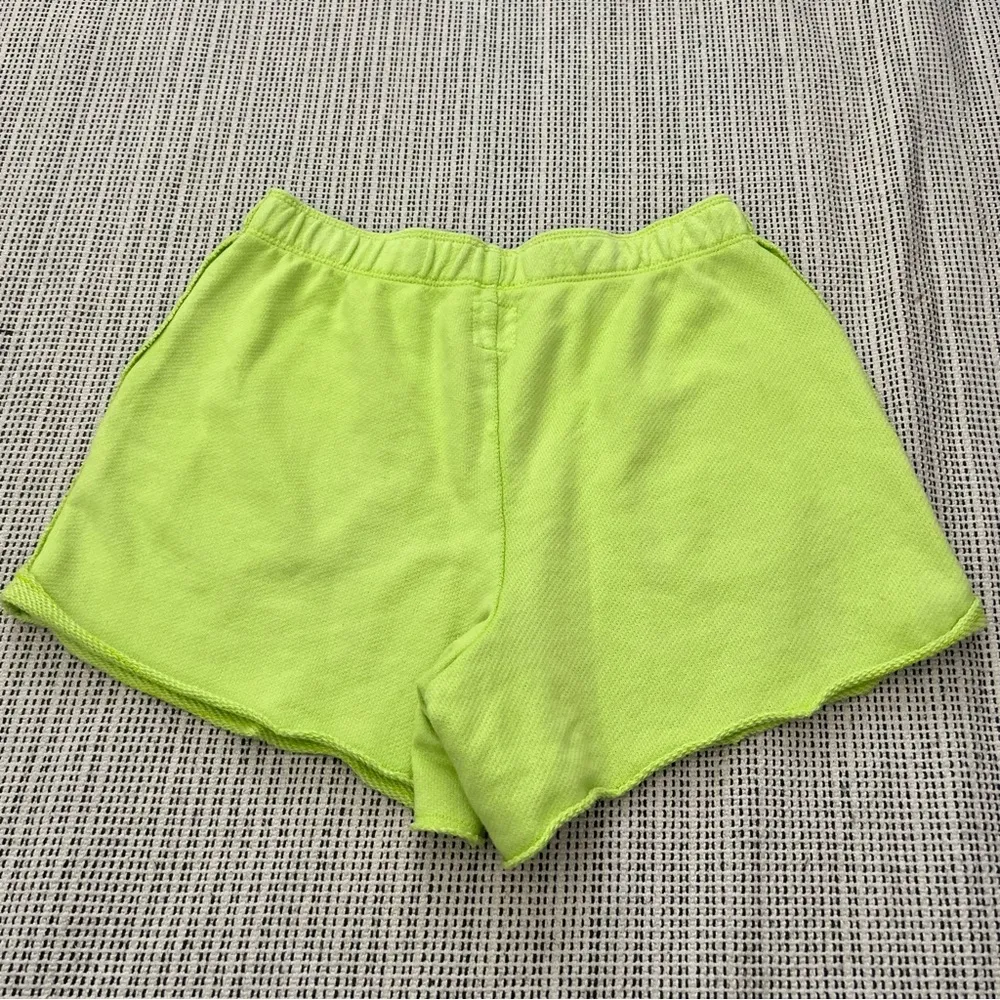 Aerie lime green sweat shorts - Image 4