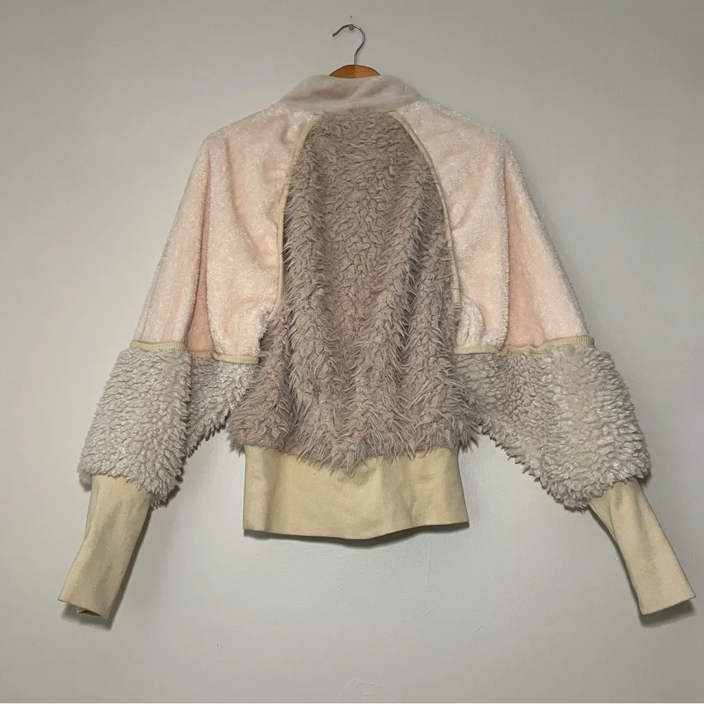 Free People One Aurora Faux Fur Bomber Jacket - Image 5