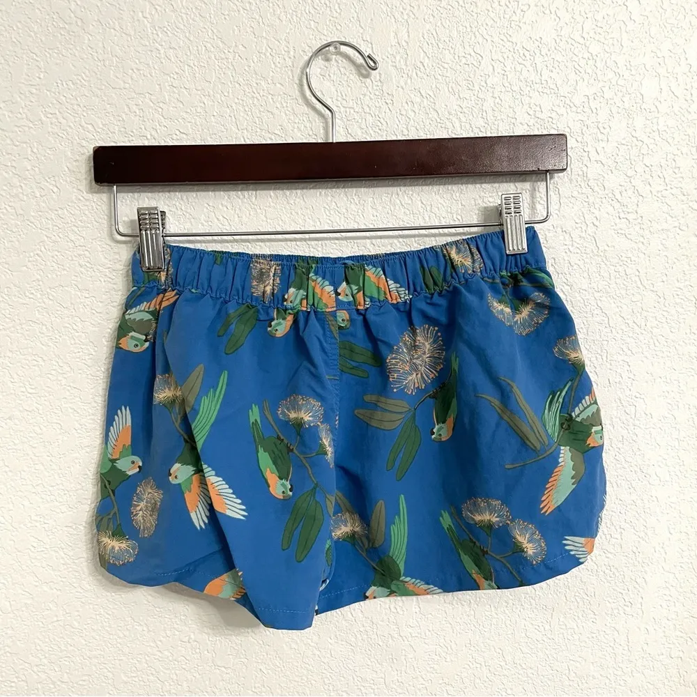 Patagonia Womens Shorts Baggies Blue Bird Floral Size XS - Image 2
