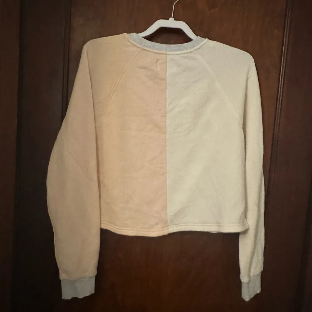NWT Madewell MWL Airyterry Colorblock Sweatshirt Size M - Image 4