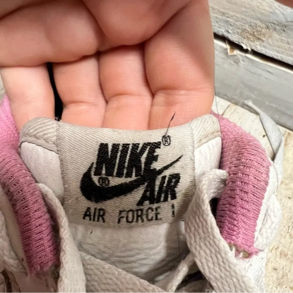 Nike Air Force 1 White and Pink Sneakers AQ3778-994 BarbieCore W Sz 6.5 - Image 6