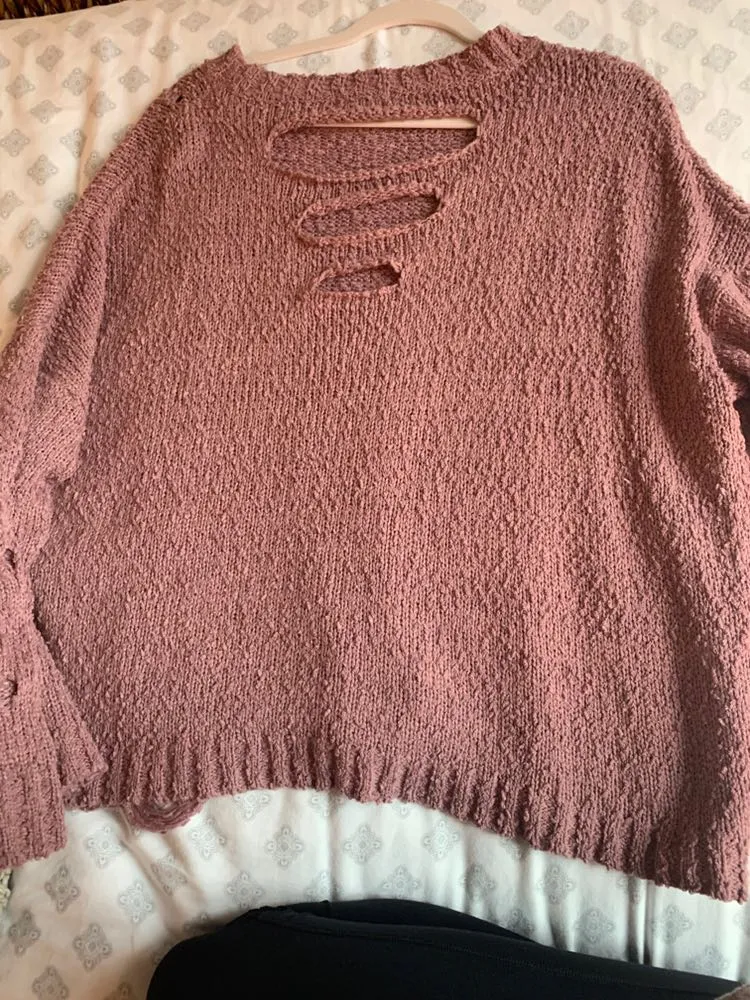 Dress Up Distressed Sweater - Image 3