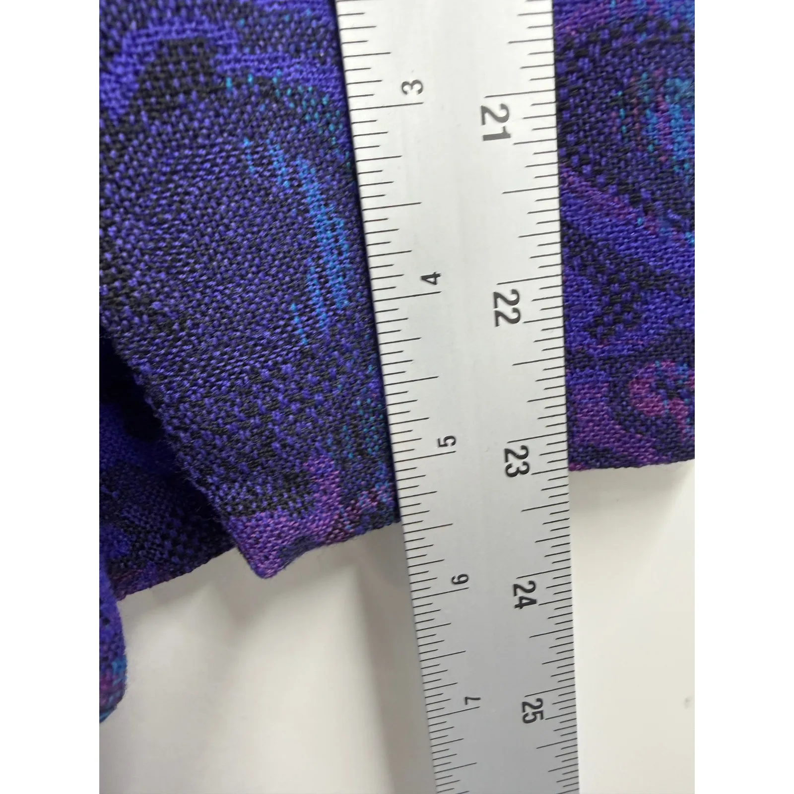 Vintage Pendleton Womens Wool Paisley Blazer Jacket Purple Blue Size 14 - Image 12