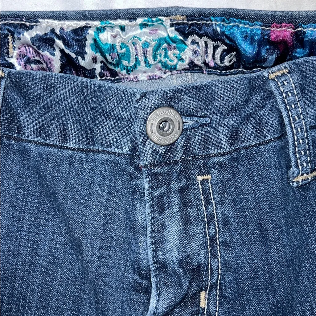 Miss Me Like New Geneva Flair Dark Low Rise Jeans Size 29 - Image 3