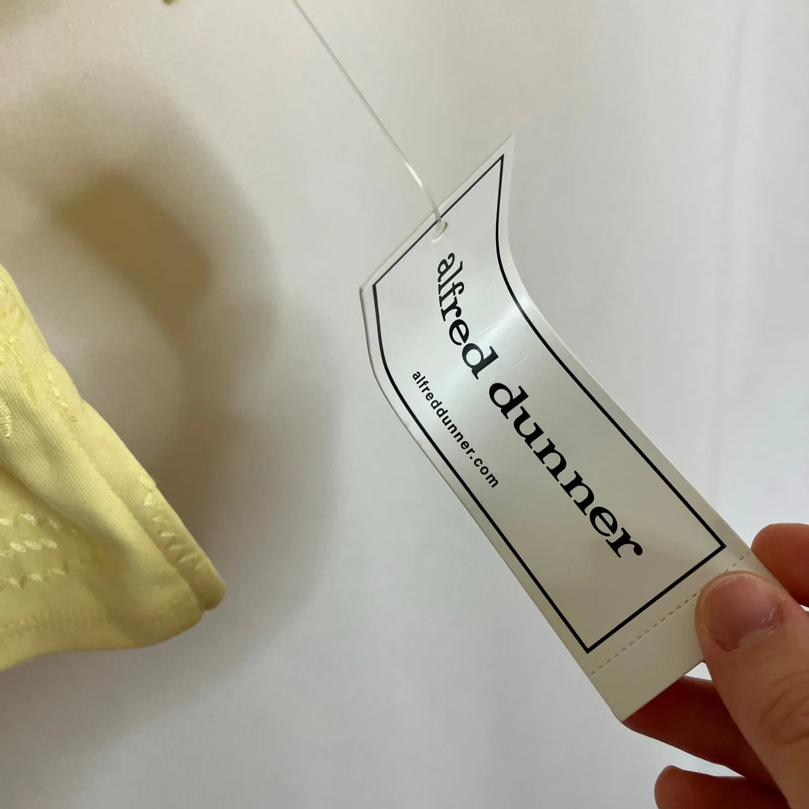 Alfred Dunner | Charleston 2024 Yellow 3/4 Sleeve Top Embroidered NWT Womens - Image 3