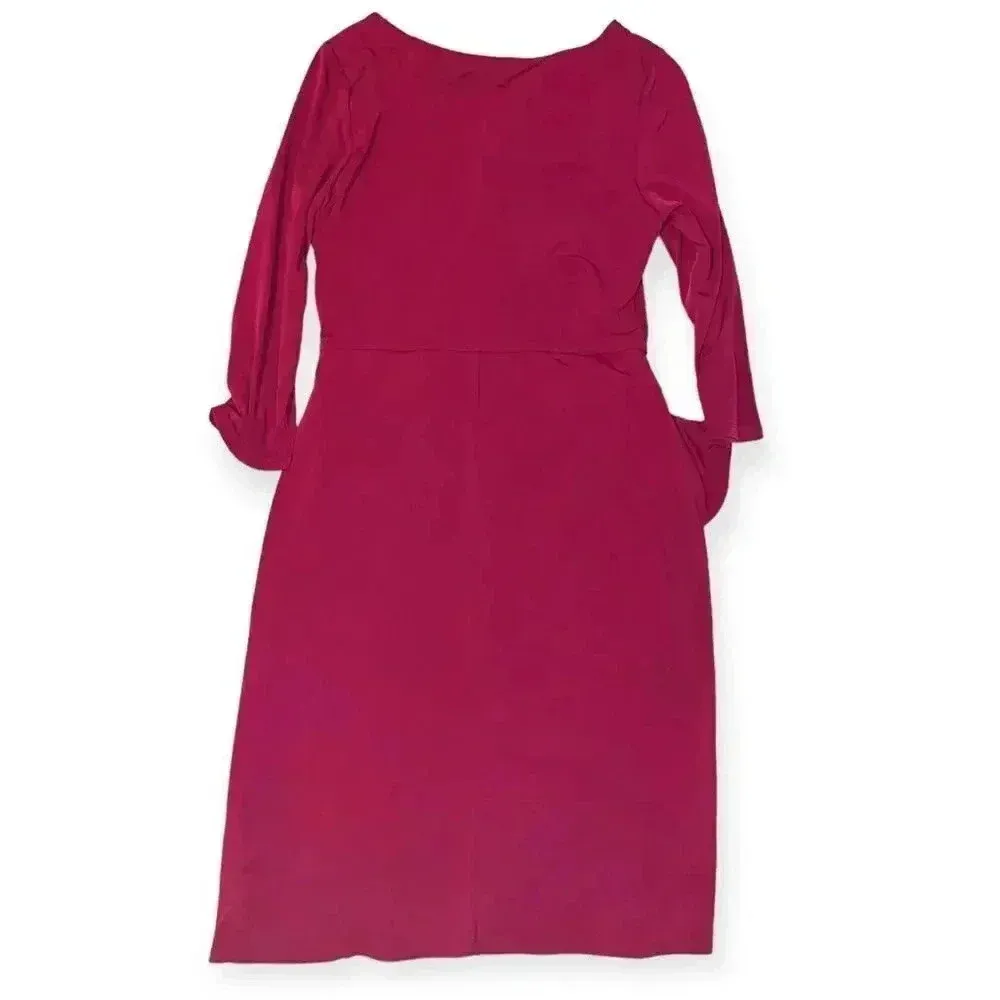 Red sheath twist Front dress - Image 3