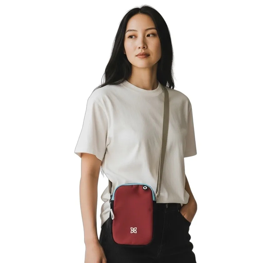 Sherpani NWOT Rogue Mini Crossbody Cedar Red Bag RFID Phone Wallet Purse‎ Travel - Image 2