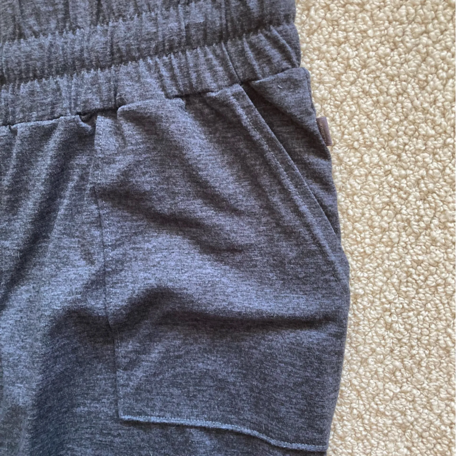 Mondetta The Soft Stretch Space Dye Joggers Pants Navy Blue Grey Size Large GUC - Image 7