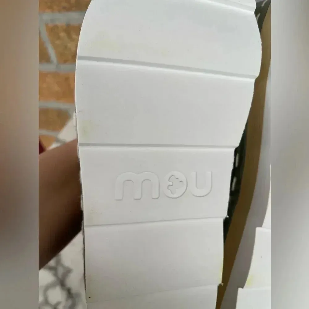 MOU  PLATFORM CRISS CROSS UPPER - Platform sandals size 9 - Image 12