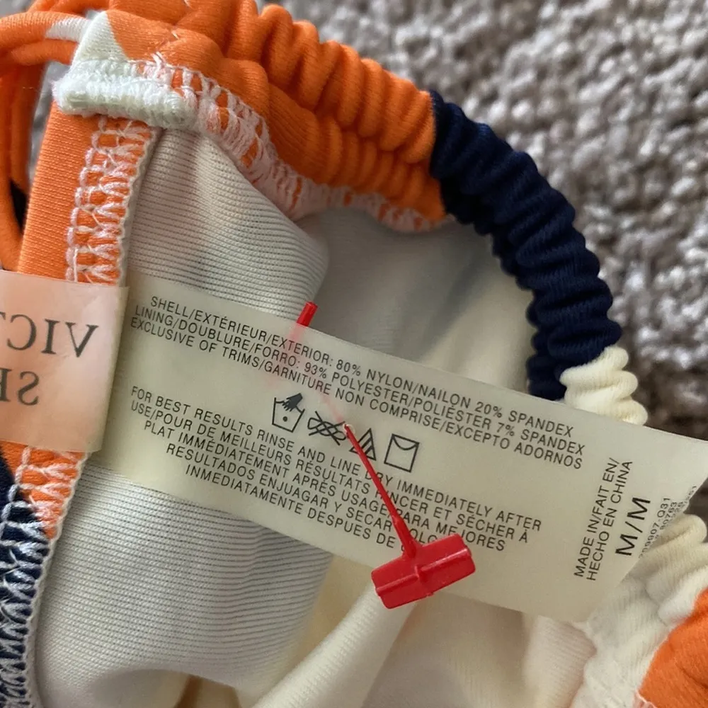 Victoria's Secret Multicolor Striped Bikini Set SIZE M - Image 3