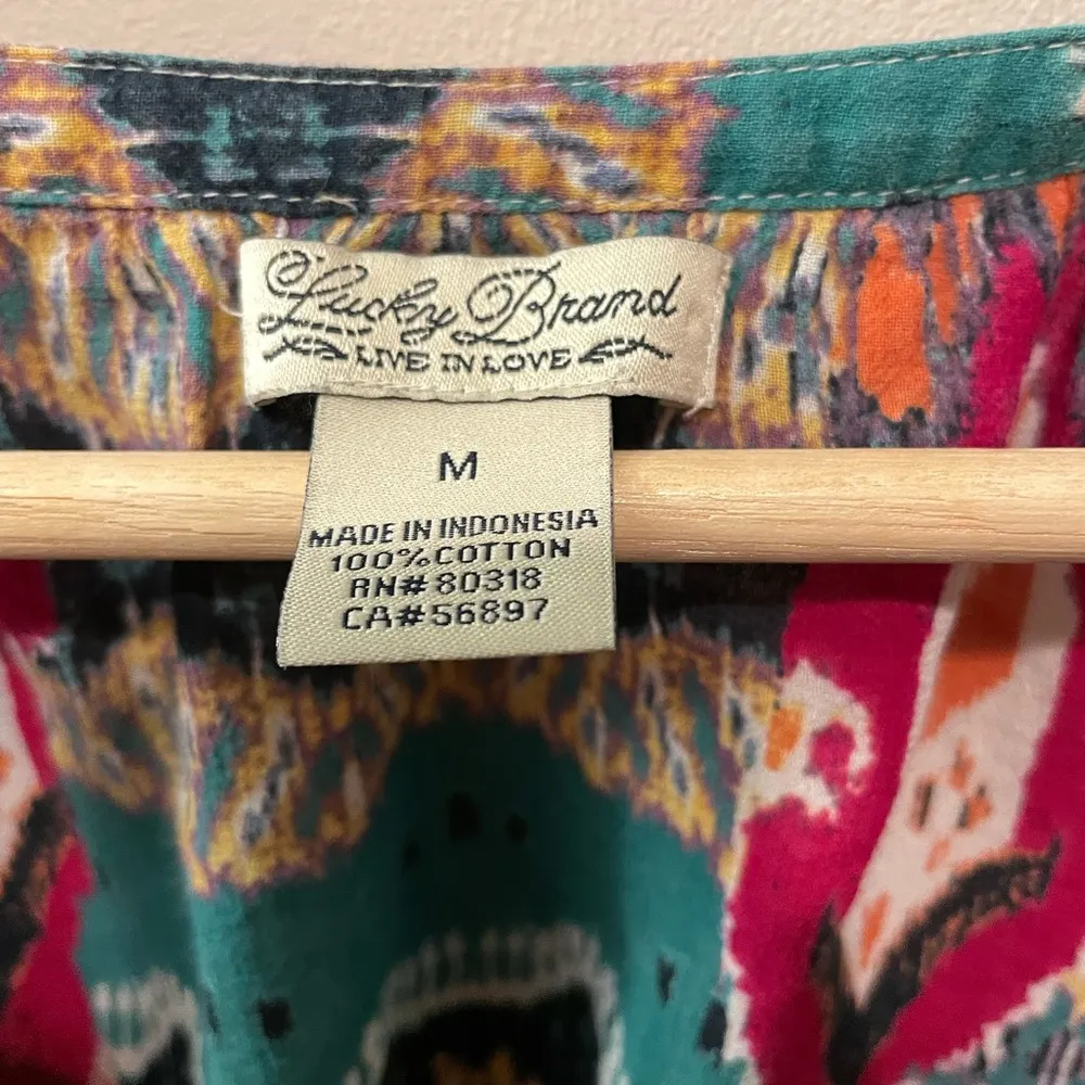 Lucky Brand Soft and Light 3/4 Sleeve Blouse - Image 2