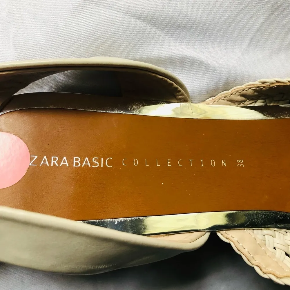 Zara Basic Collection Sandals.Size :38 - Image 4