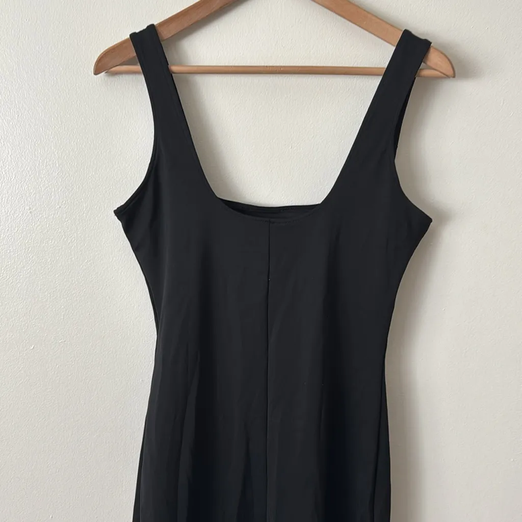 Good American M Modern Scuba Tank Maxi Dress in Black - Image 7