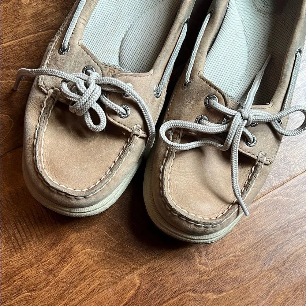 Sperry Tan Women’s Leather Loafers - Image 4