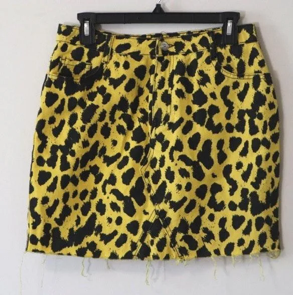 Cheetah Print Skirt - Image 3