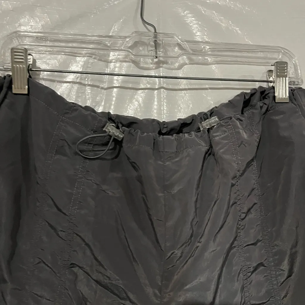 I.AM.GIA Gray Drawstring Parachute Pants Size Medium - Image 3