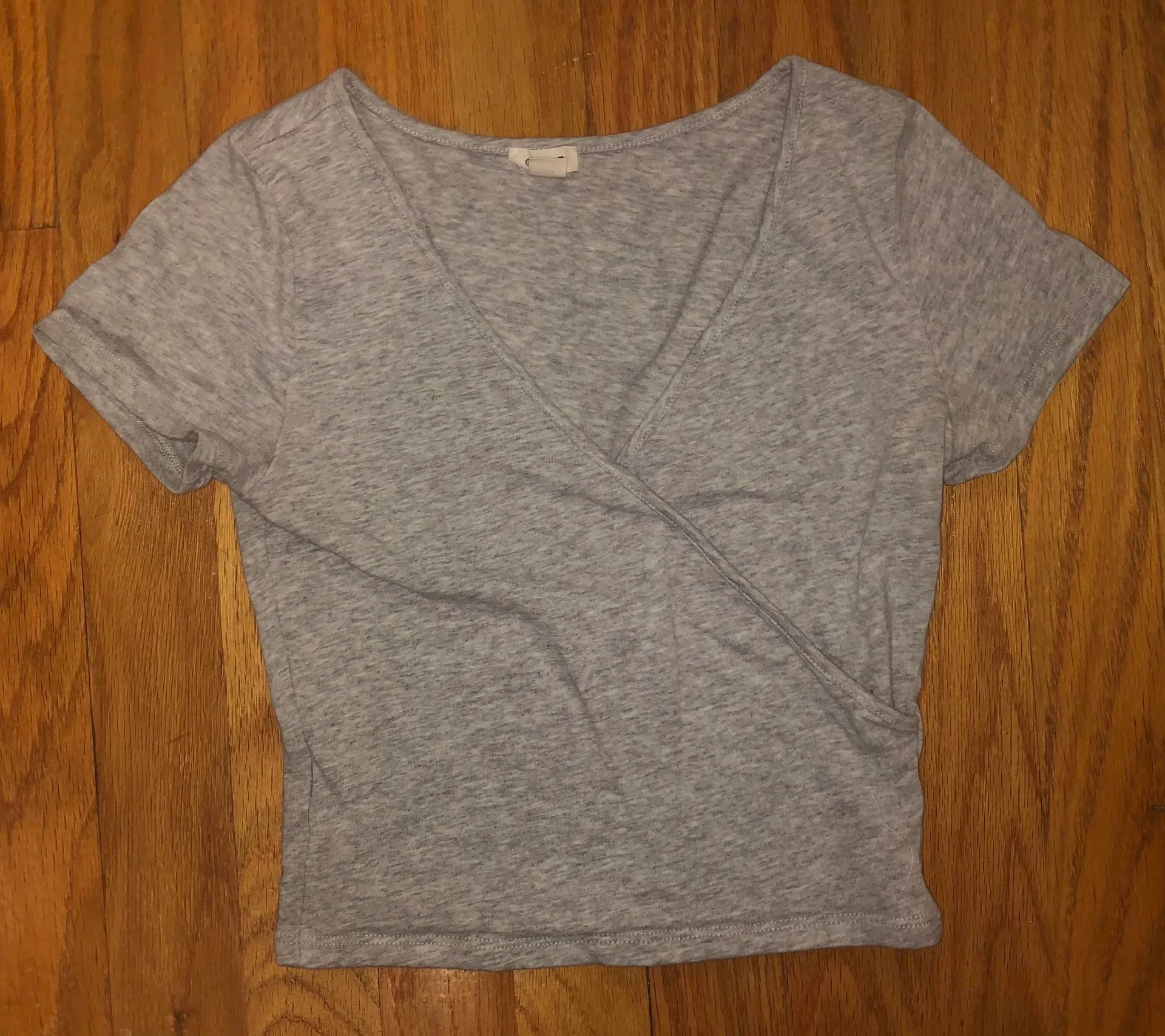 Garage Gray Crop Top - Image 2