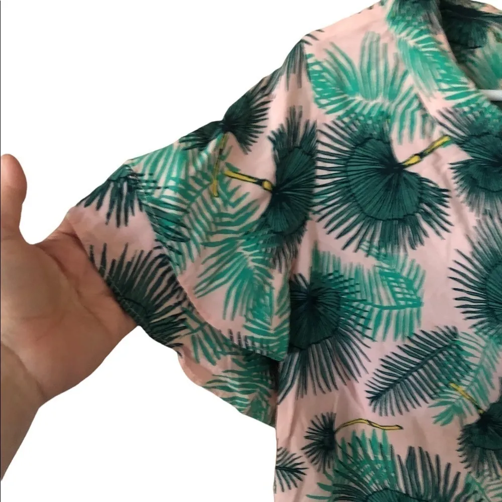 Palm leaves blouse - Image 9