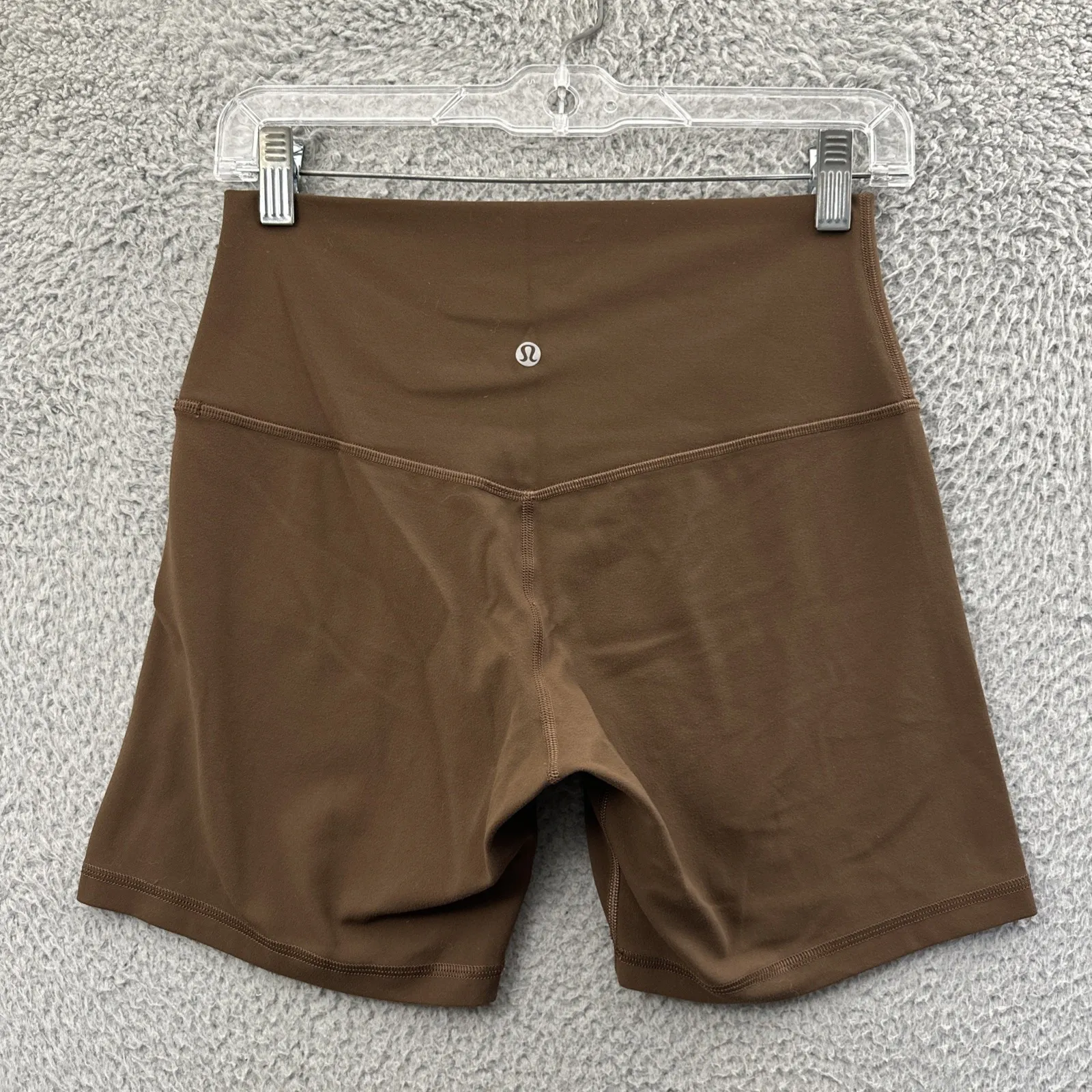 Lululemon Align High Rise Shorts 6" Lava Cake Brown Athletic Biker Yoga Women 8 - Image 4