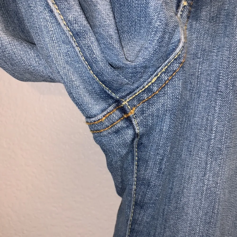 Faded Glory  blue denim flare jeans - Image 4