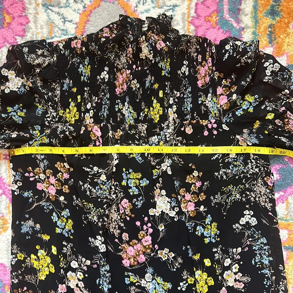 Cing à Sept Stephanie Ruffled Floral Dress New Size 6 - Image 12
