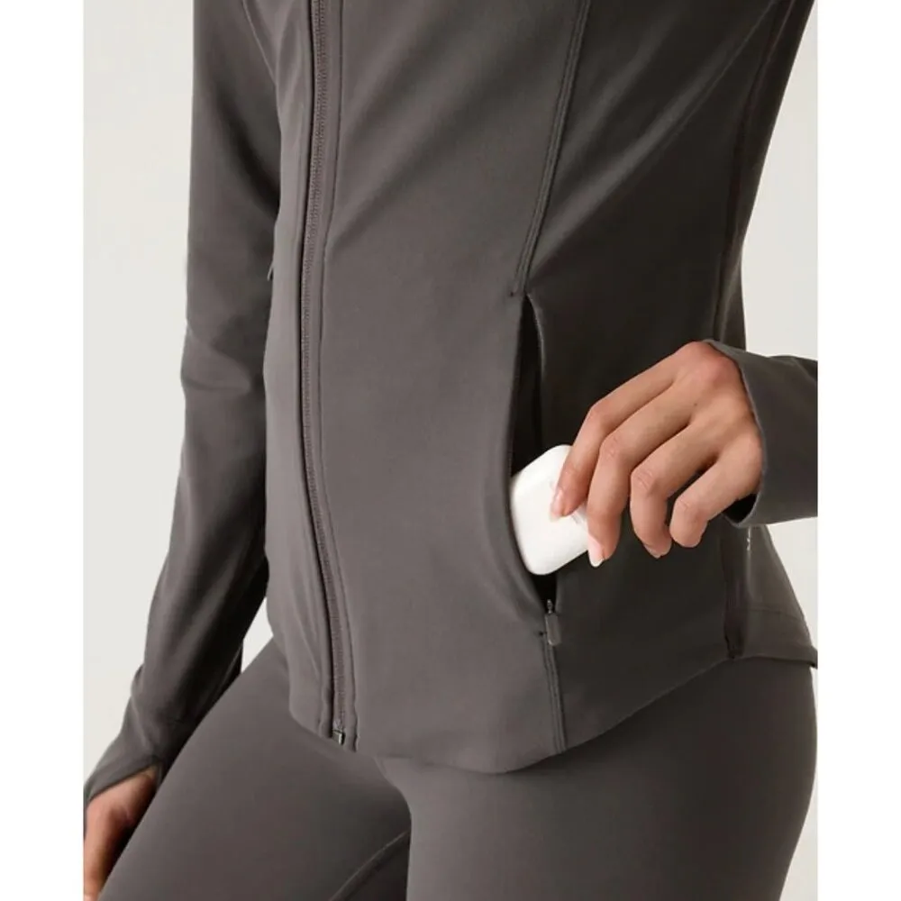 New Athleta XXS Salutation Jacket Shale Size Small XXS - Image 2