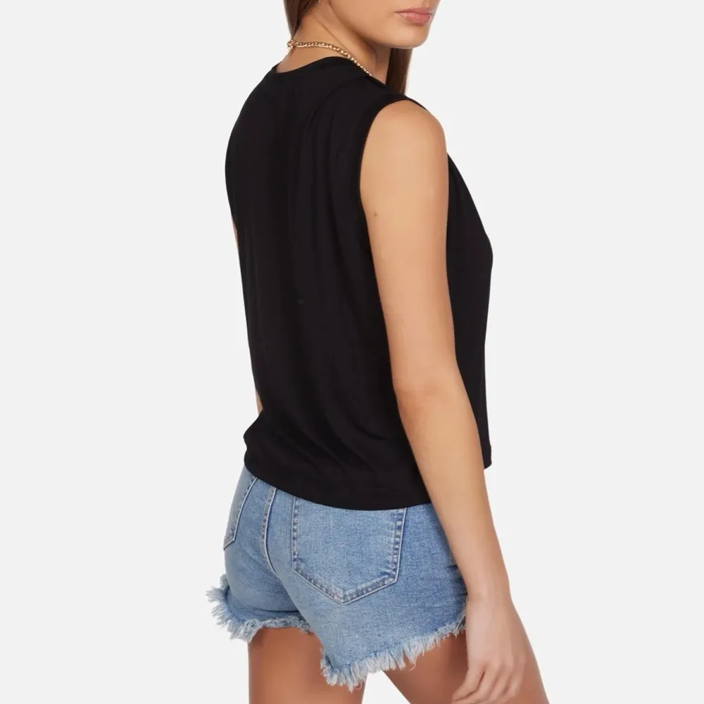 Michael Lauren | Revolve | Black Enzzo Tank Top Size Small - Image 5