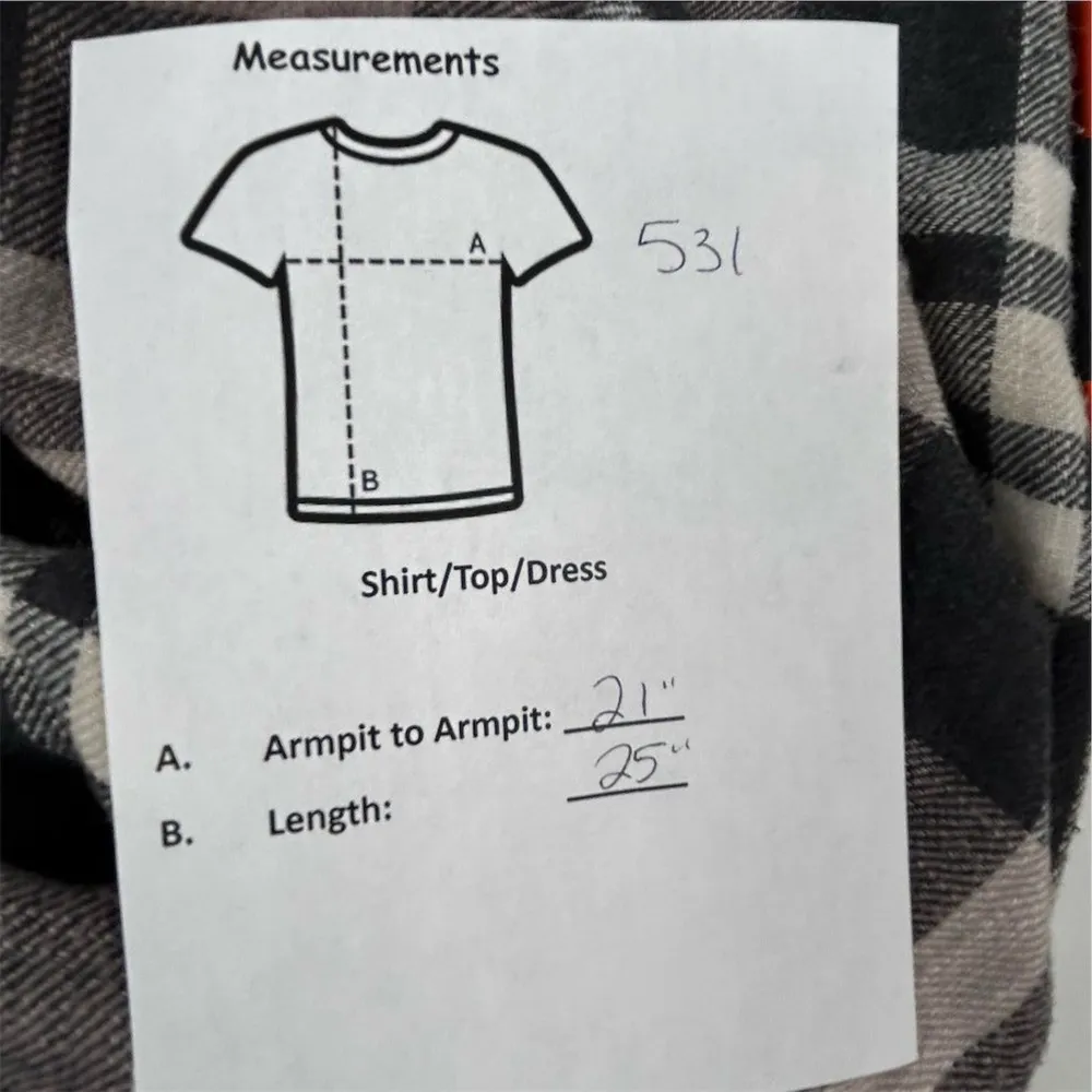 American Eagle XS Plaid Flannel Hooded Button-Up Shirt Multicolor - Image 9