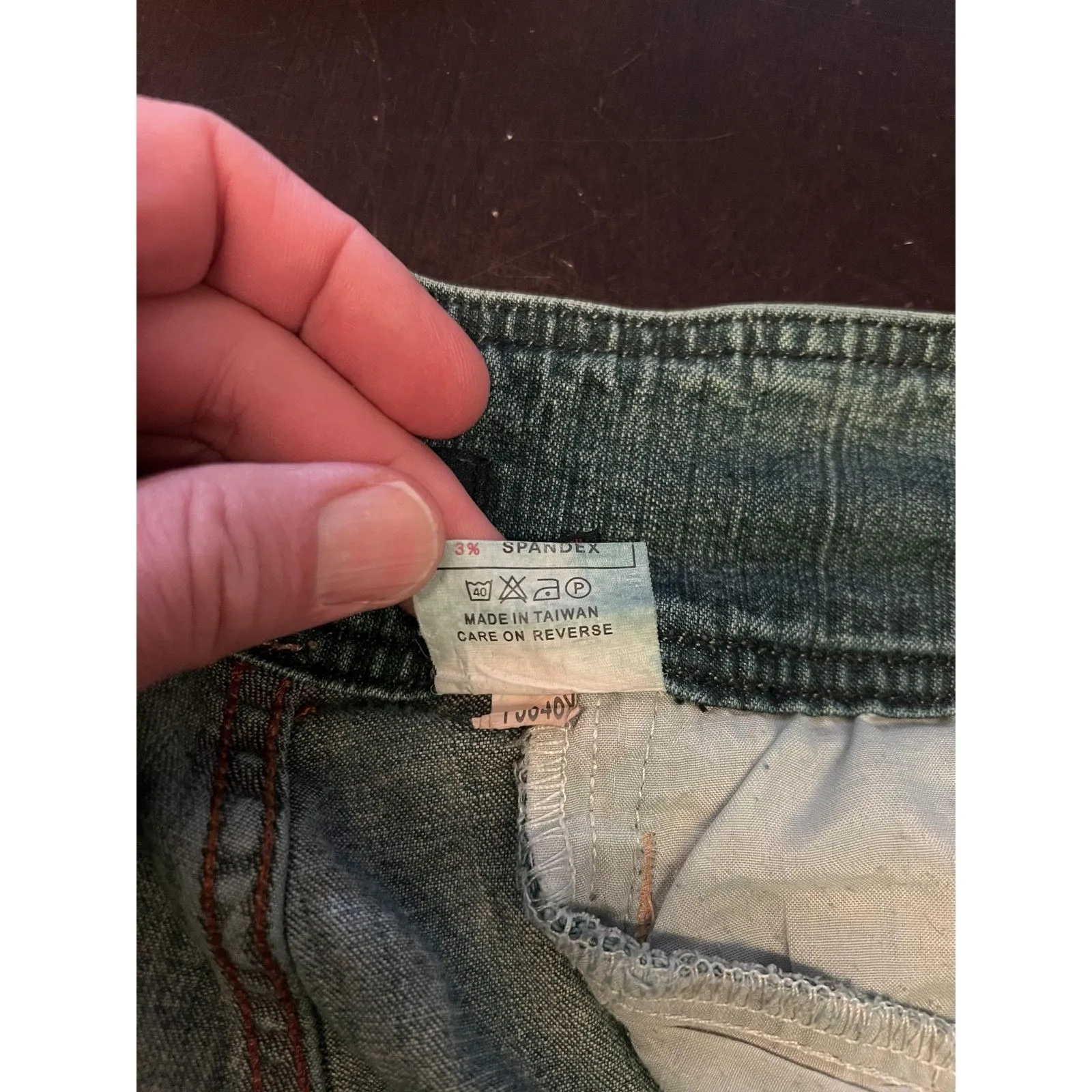 Vigoss Jeans Womens 23/24 Blue Medium Wash Straight Leg Stretch Denim Pants - Image 11