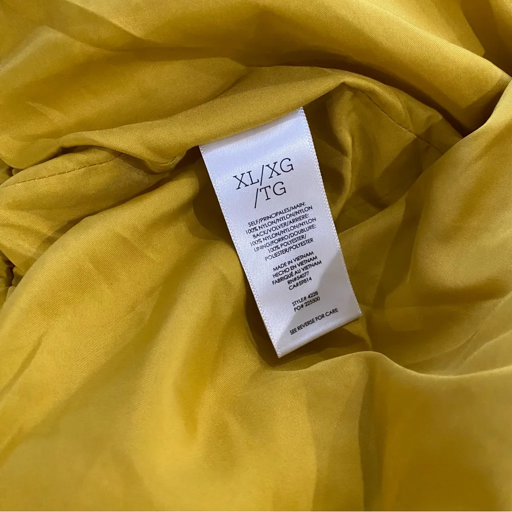 Cabi Puff Piece Acid Yellow Puffer Jacket XL – Limited Edition - Image 6