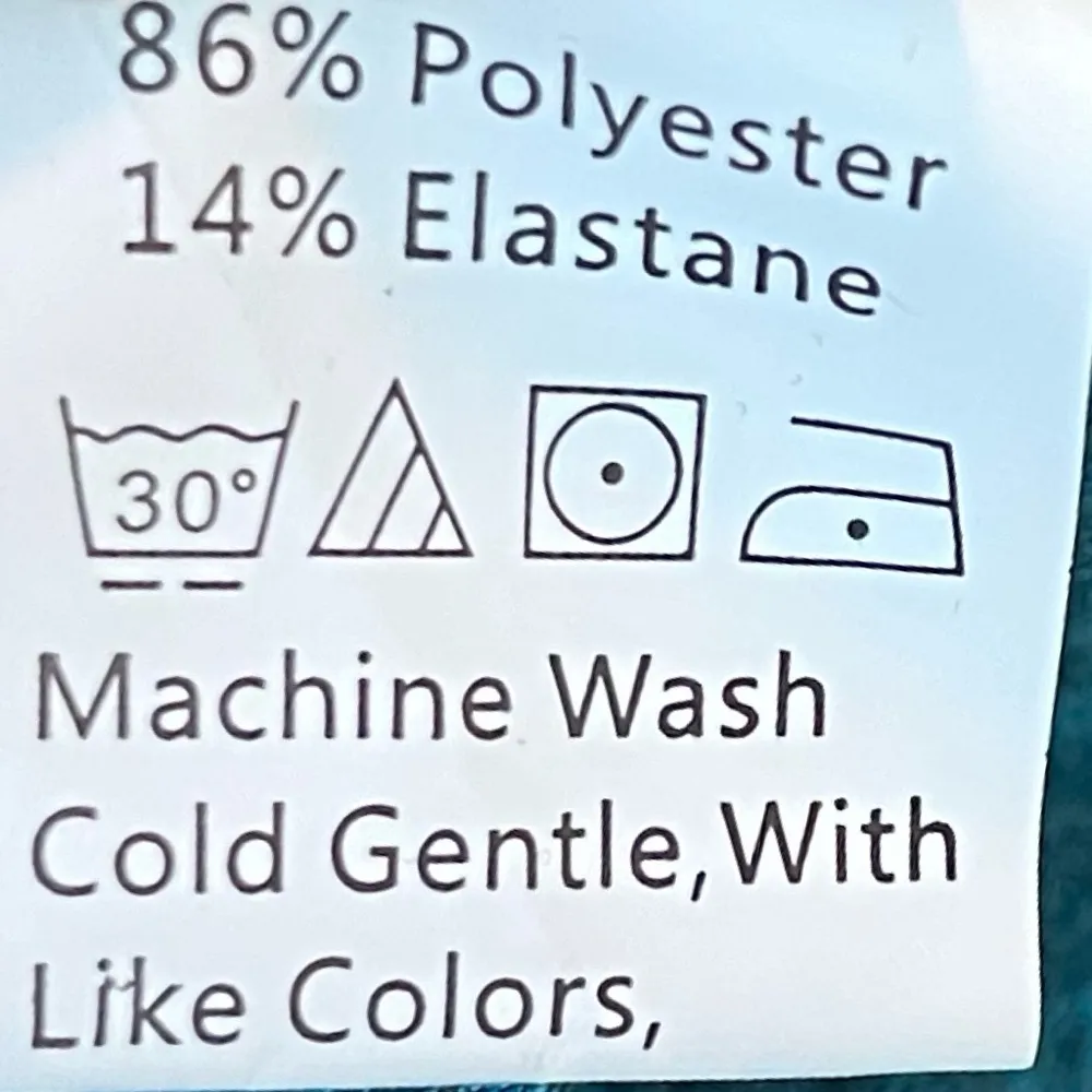 NEW SHEIN Full Zip Lightweight Athletic Jacket Teal Blue Black Medium Stretchy - Image 6